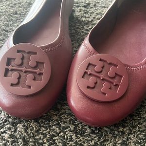 Tory Burch Red Flats